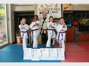 Alchemy bags medals in tang soo do African youth champs